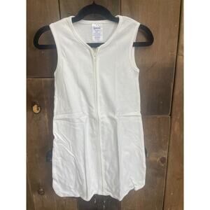 Spencer's Baby White One Piece Zip Up One Size 0-6